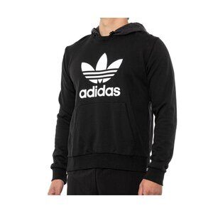 ADIDAS Originals Trefoil Mens XXL/2XL Fabric Clash Hooded Jacket/Sweatshirt $90